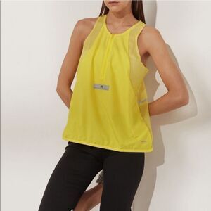 Adidas by Stella McCartney Women's Vibrant Yellow Tank Top. Size S